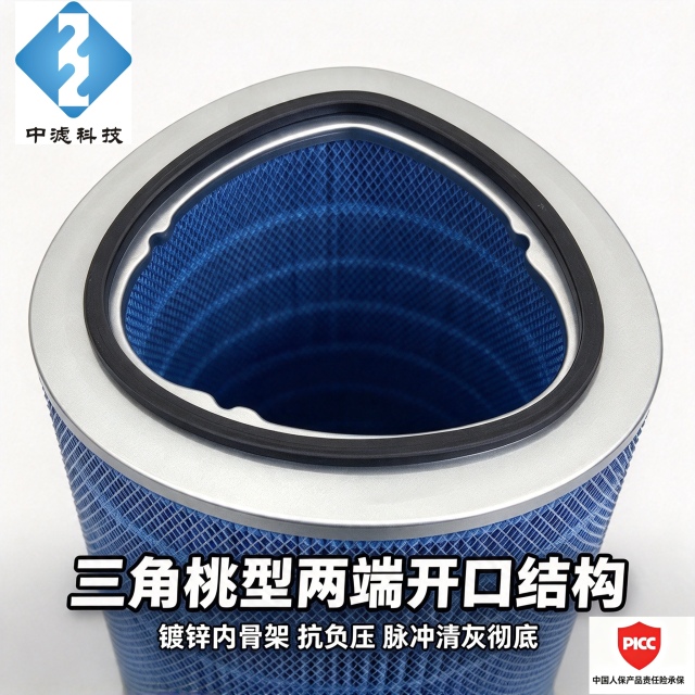 P034303 Triagonal Flame Retardant Filter Cartridge Ultra-web FR Dust Collector Filter Replacement for Laser Plasma Cutting Welding Smoke