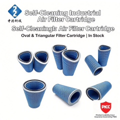 P034303 Triagonal Flame Retardant Filter Cartridge Ultra-web FR Dust Collector Filter Replacement for Laser Plasma Cutting Welding Smoke