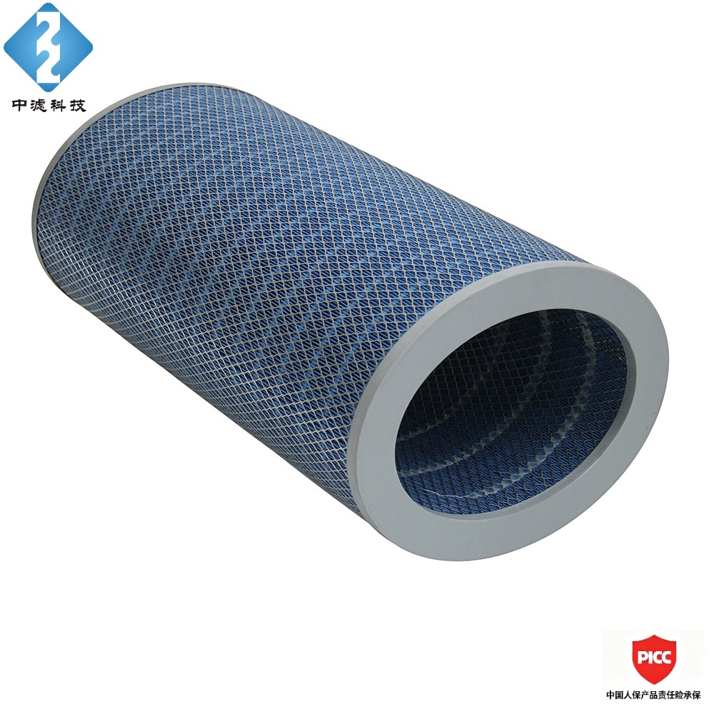 Zhonglv Technology P191889 Elliptical Nano Flame-Retardant Filter Cartridge, Industrial Dust Collector Replacement Filter