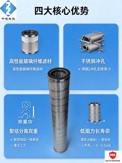 DCC-33605EBCE Natural Gas Coalescing Separation Filter Element