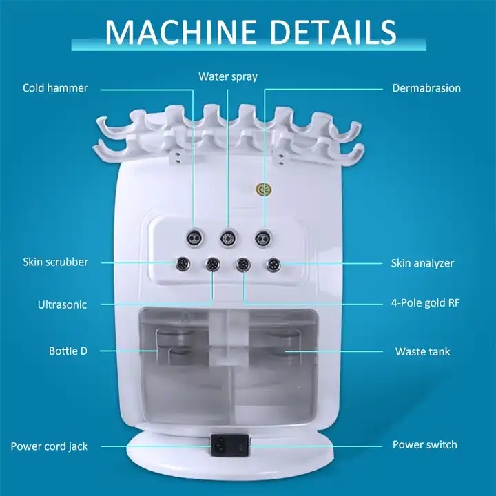 Multifunctional Hydro Dermabrasion Machine – Deep Cleaning & Collagen Rejuvenation,emmalaser,Multifunctional Hydro Dermabrasion Machine – Deep Cleaning & Collagen Rejuvenation