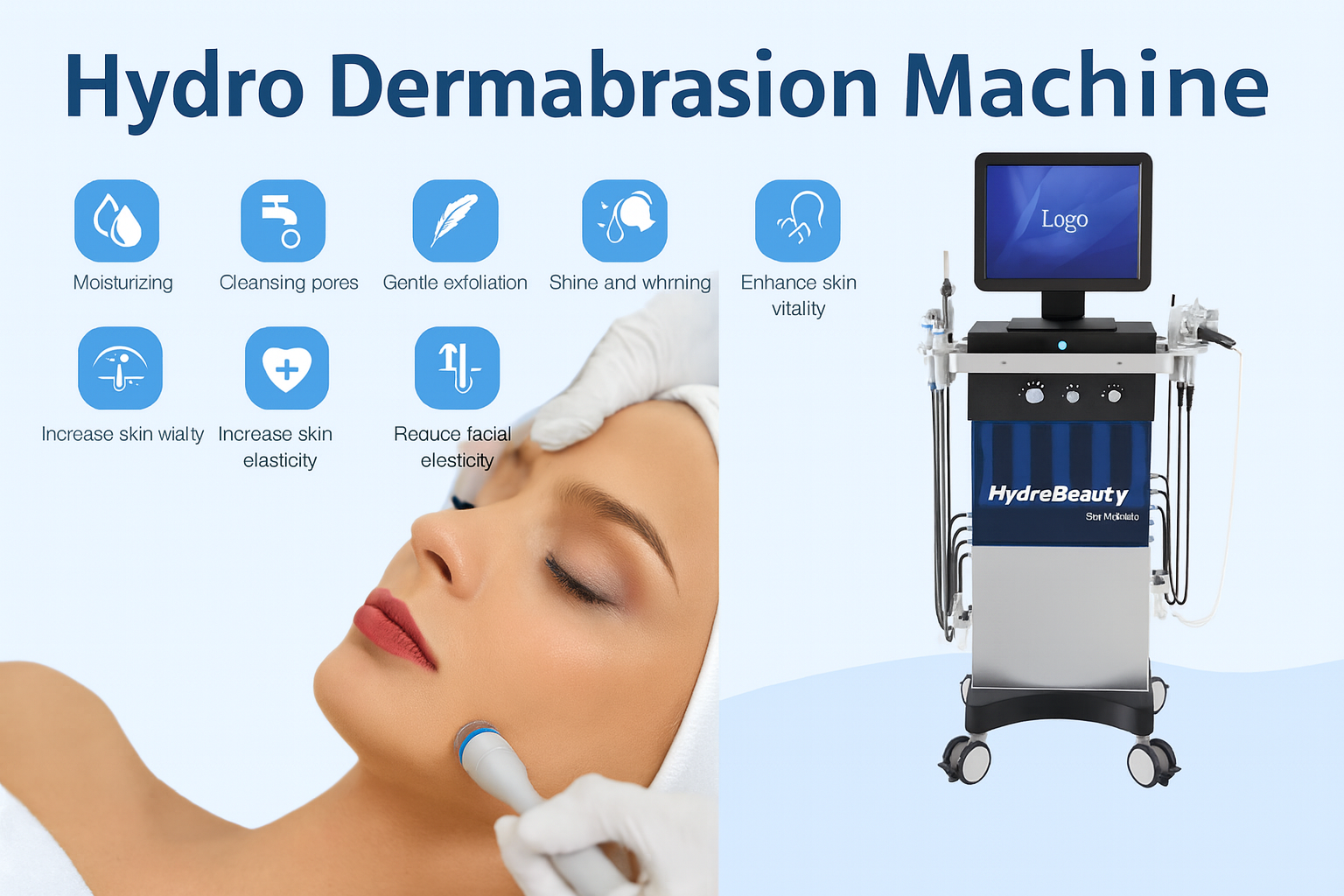 Advanced HydroFacial Device for Skin Rejuvenation & Hydration – Spa & Clinic Use,emmalaser,Advanced HydroFacial Device for Skin Rejuvenation & Hydration – Spa & Clinic Use