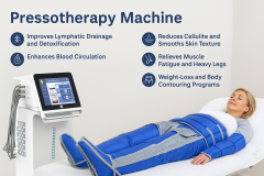 Professional Pressotherapy Machine for Full Body Lymphatic Drainage and Eye Massage Therapy,emmalaser,Professional Pressotherapy Machine for Full Body Lymphatic Drainage and Eye Massage Therapy