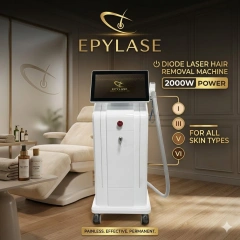 EPYLASE 808nm Diode Laser Hair Removal Machine | 3-in-1 Wavelength | 1000–2000W | For All Skin Types,emmalaser,2000W Diode Laser Hair Removal Machine | Painless, Safe & Effective