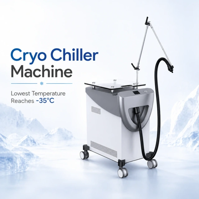 Cryo 6 Chiller Cold Air Skin Machine | -35°C Skin Cooling for Laser & RF Treatments,emmalaser,Cryo 6 Chiller Cold Air Skin Machine | -35°C Skin Cooling for Laser & RF Treatments