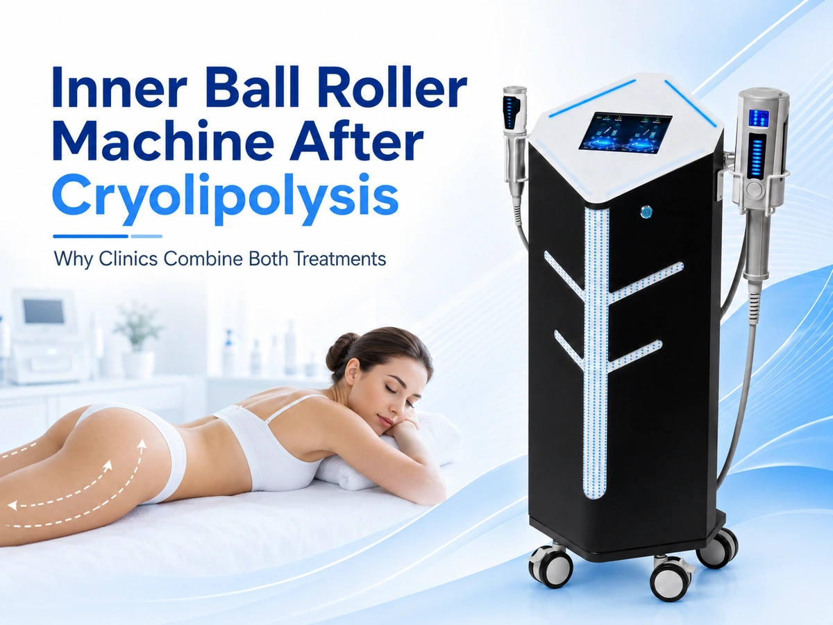 Inner Ball Roller Machine after cryolipolysis treatment blog cover for aesthetic clinics