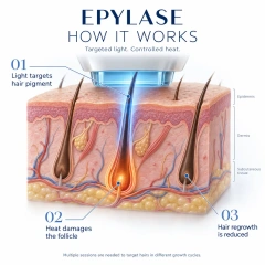 EPYLASE 808nm Diode Laser Hair Removal Machine | 3-in-1 Wavelength | 1000–2000W | For All Skin Types,emmalaser,2000W Diode Laser Hair Removal Machine | Painless, Safe & Effective