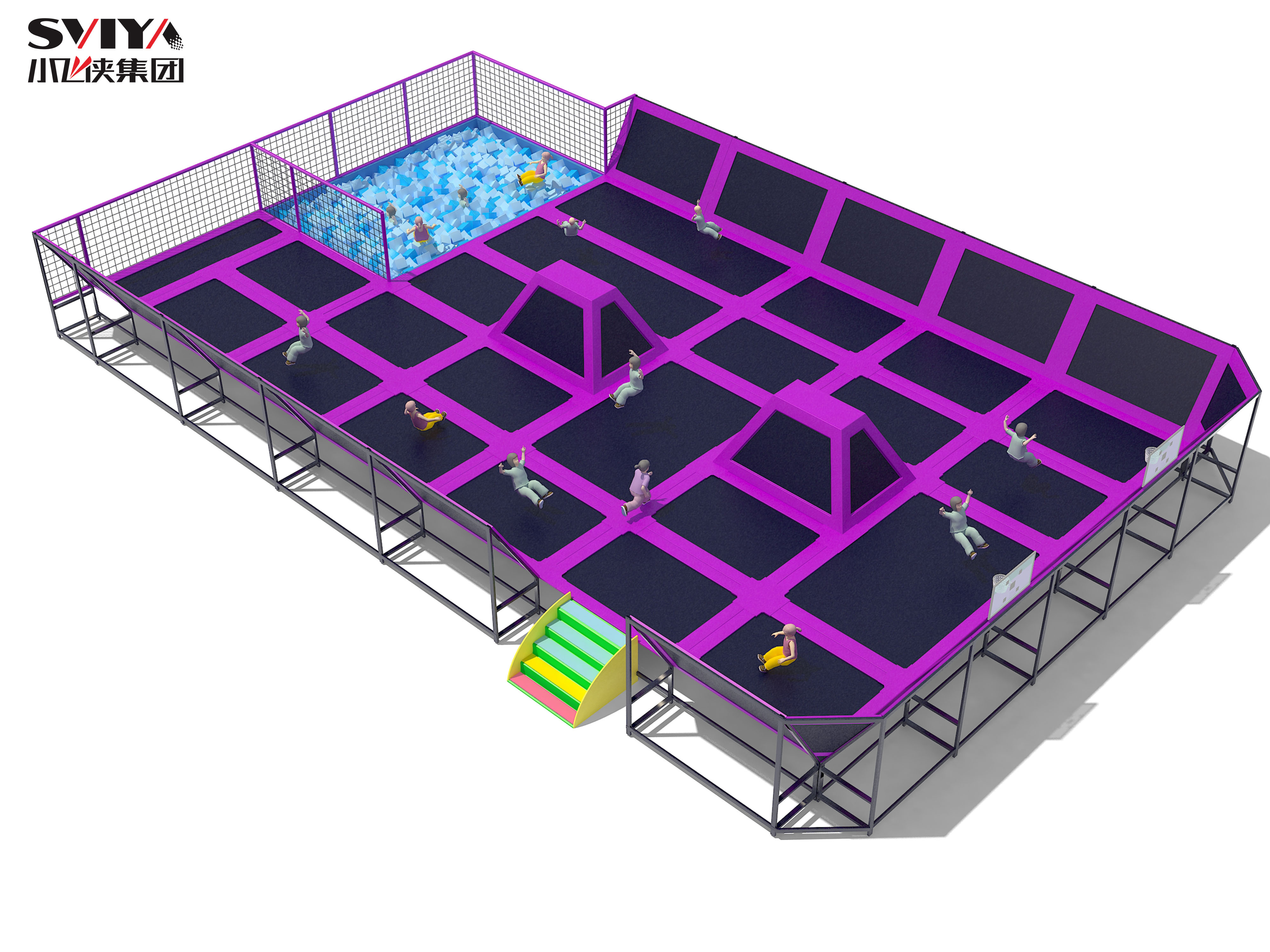 Outdoor Trampoline Park For Sale