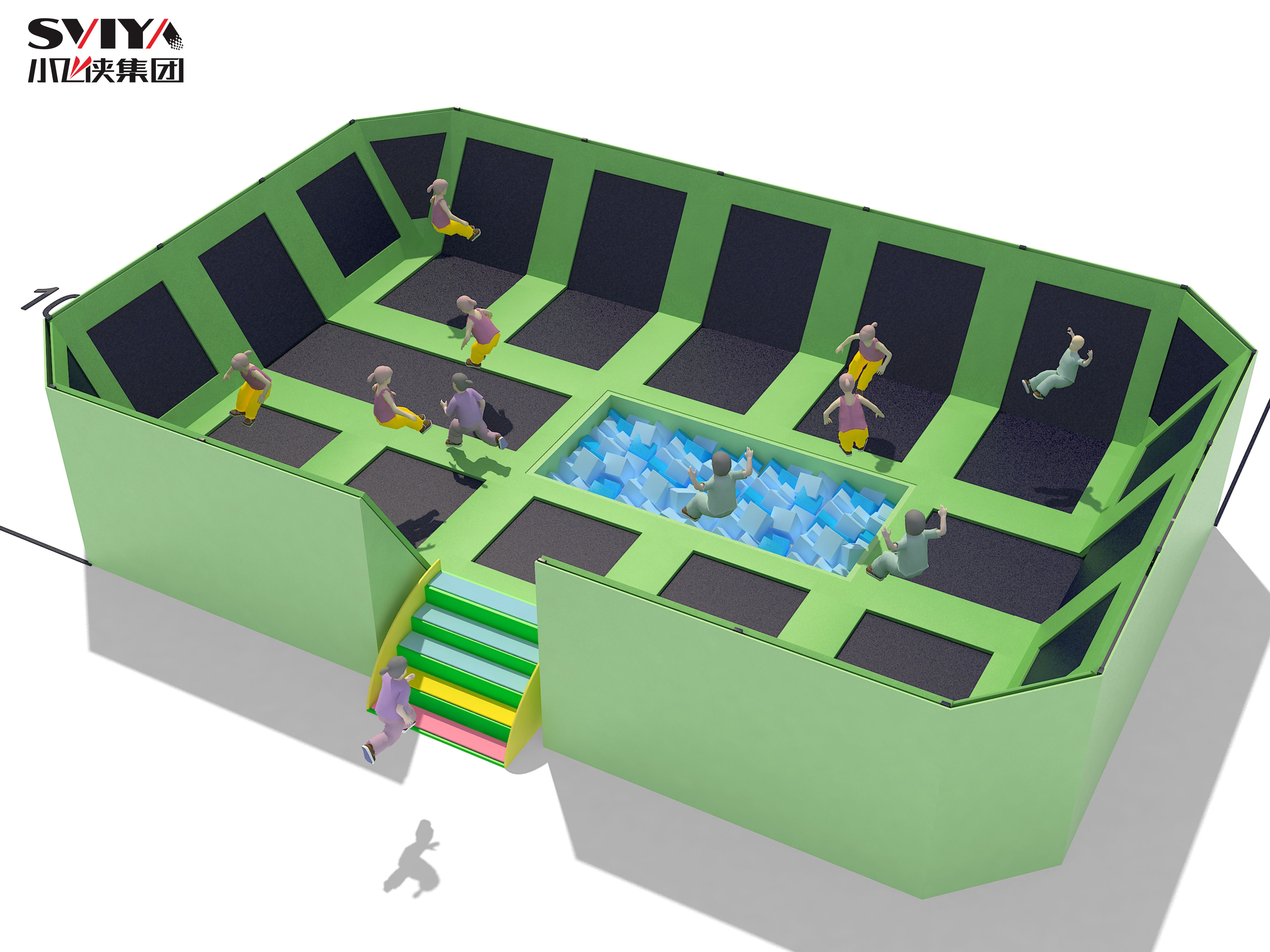 Outdoor Trampoline Park For Sale