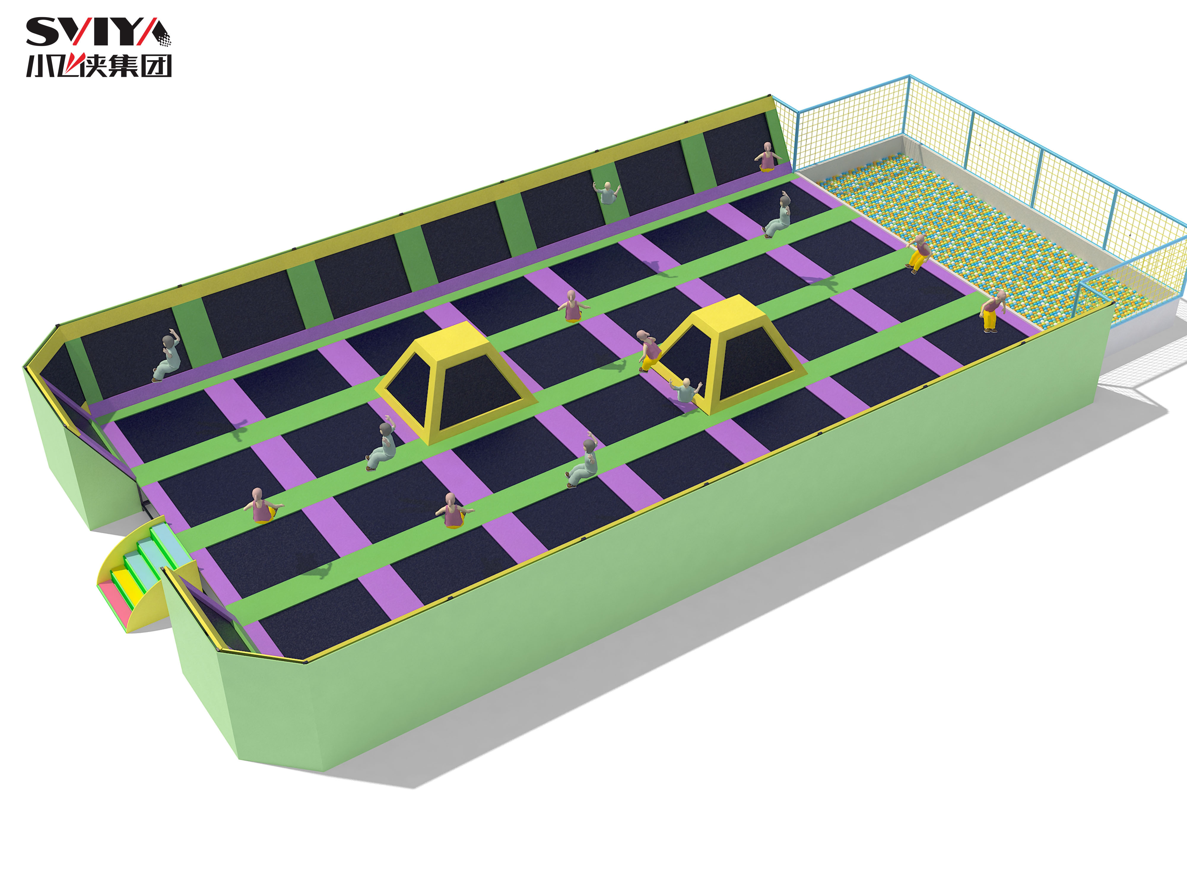 Outdoor Trampoline Park For Sale
