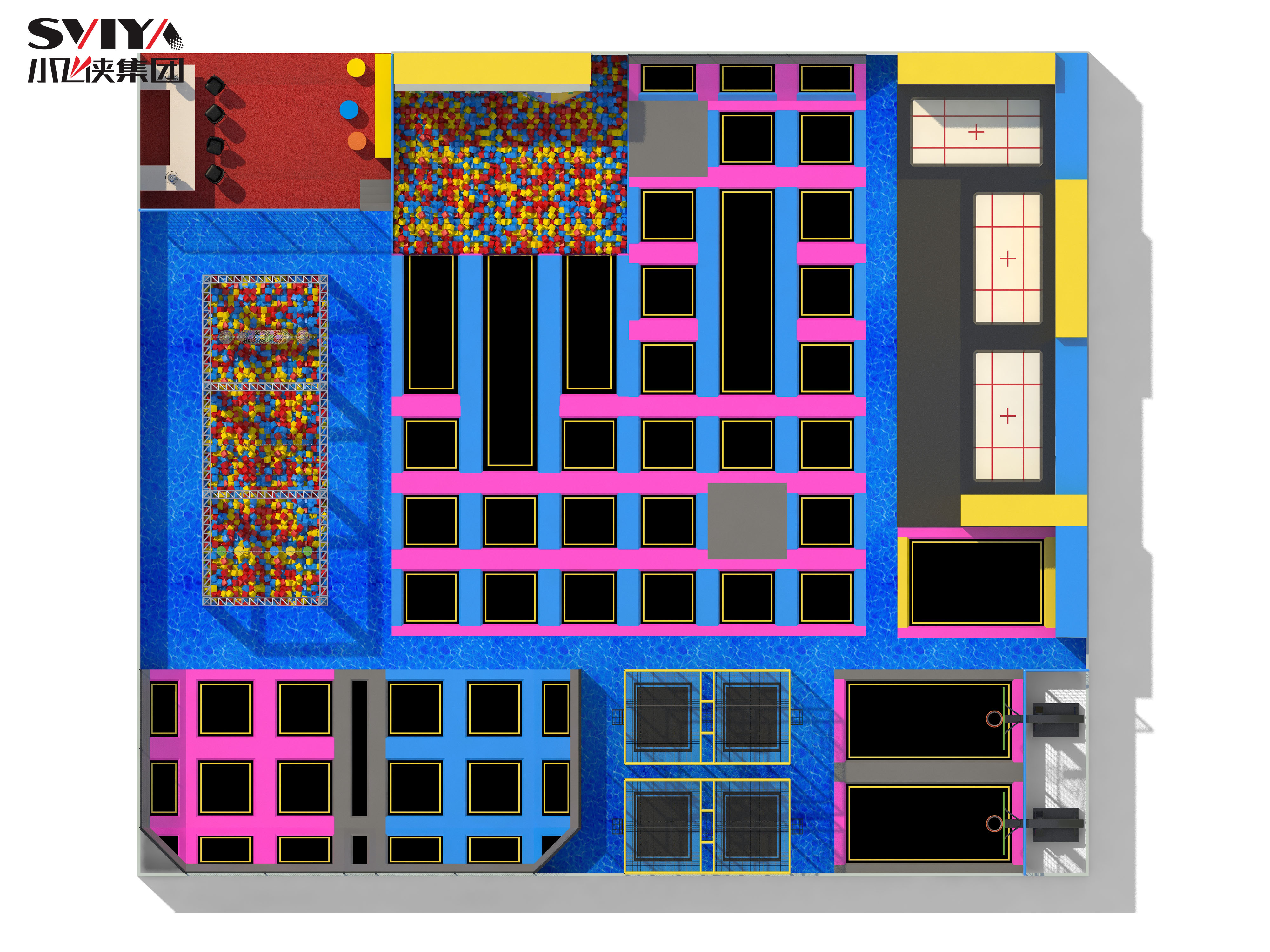700㎡ Trampoline Park For Sale