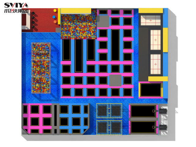 700㎡ Trampoline Park For Sale