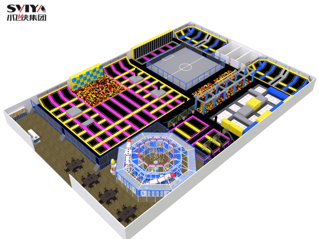 2000㎡ Trampoline Park For Sale