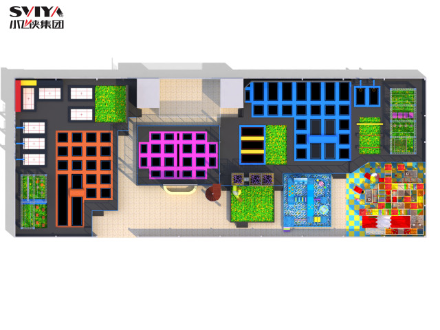 2500㎡ Trampoline Park For Sale