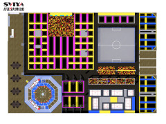 2000㎡ Trampoline Park For Sale