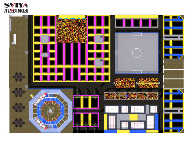 2000㎡ Trampoline Park For Sale