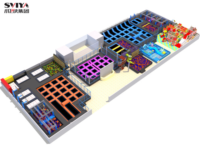 2500㎡ Trampoline Park For Sale