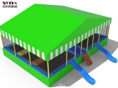 Outdoor Trampoline Park With Roof