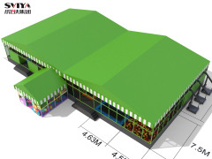 Outdoor Trampoline Park With Roof