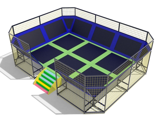 Super Adverture Trampoline Park For Outdoor
