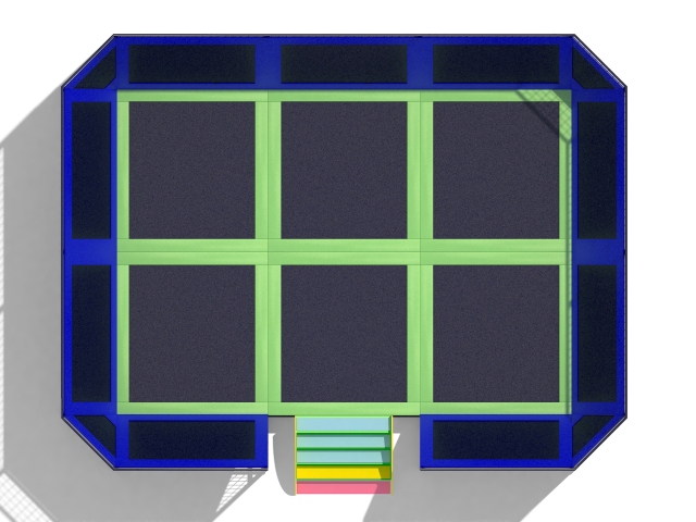 Super Adverture Trampoline Park For Outdoor