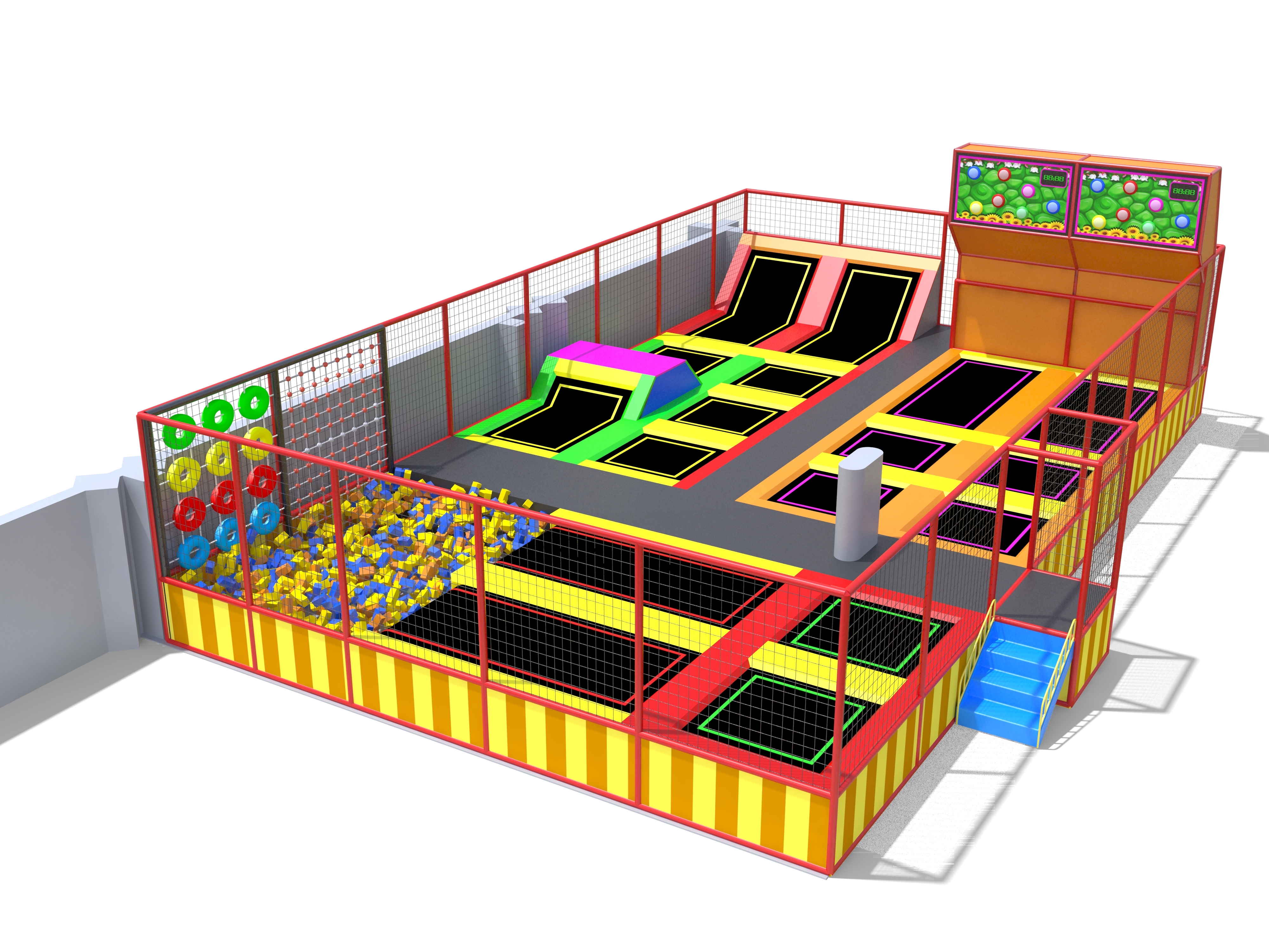 3000SQFT Trampoline Park For Sale