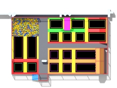 3000SQFT Trampoline Park For Sale