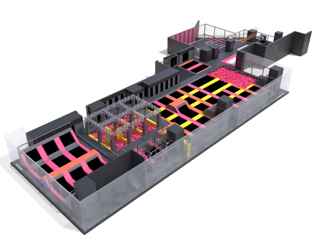 Custom Designed Trampoline Park