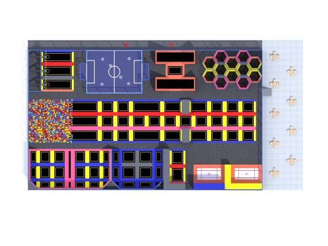 Indoor Trampoline Park Factory