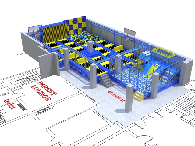 Germany Commercial Jump Trampoline