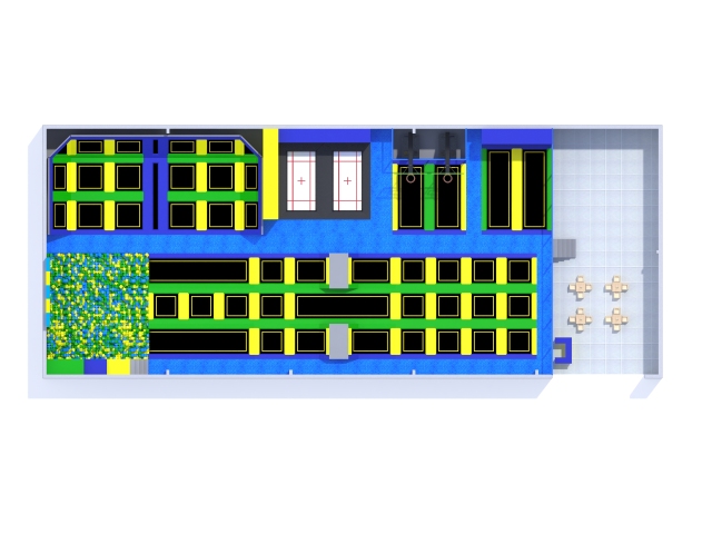 SVIYA Indoor Trampoline Park Design