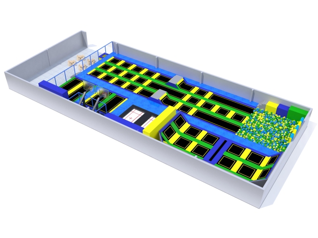 SVIYA Indoor Trampoline Park Design