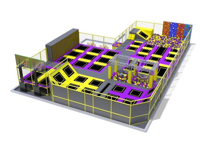 Themed Trampoline Park With Customer Design