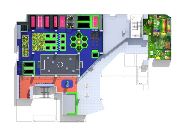 Indoor Trampoline Park With Good Price