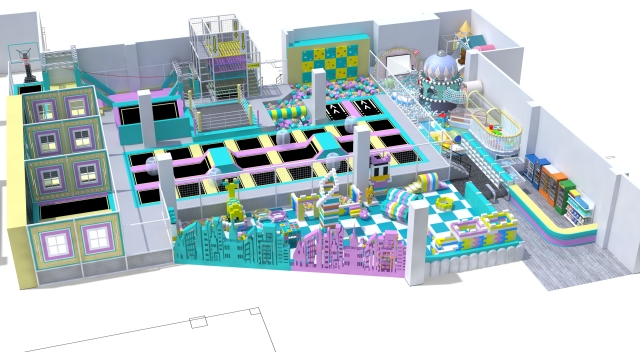 Indoor Trampoline Park Equipment