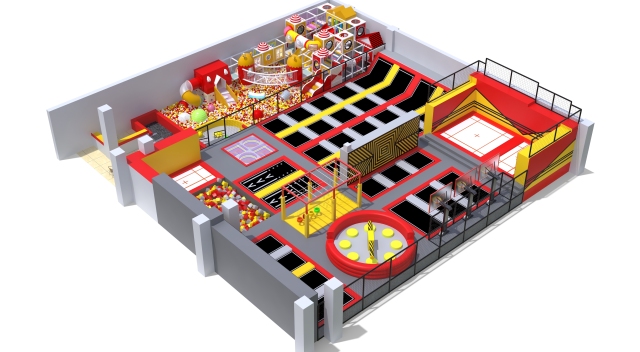 Fun Trampoline Park Equipment | Commercial Indoor Playground – SVIYA Group