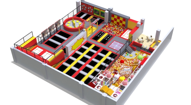 Fun Trampoline Park Equipment | Commercial Indoor Playground – SVIYA Group