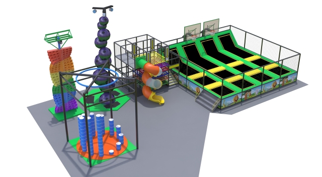 Premium Indoor Trampoline Park System