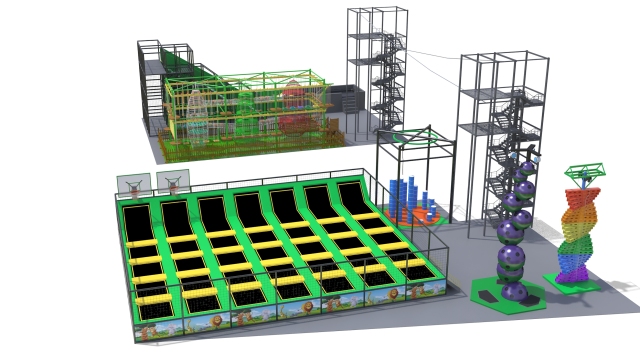 Premium Indoor Trampoline Park System