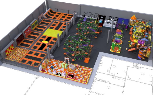 Chile Trampoline Park For Sale