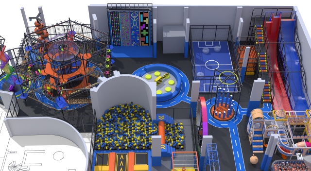 Indoor Playground and Trampoline Park