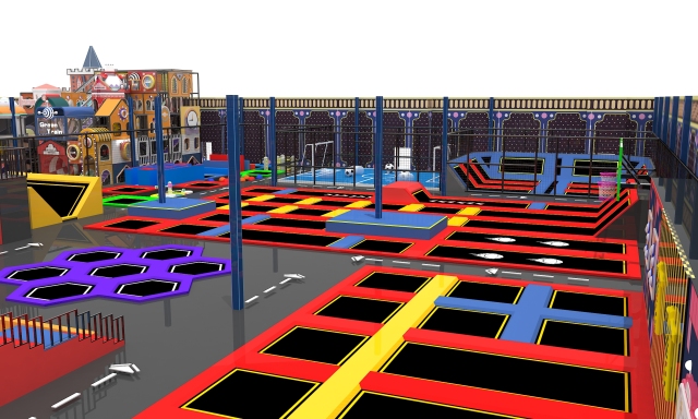Jump Trampoline Park Indoor Playground
