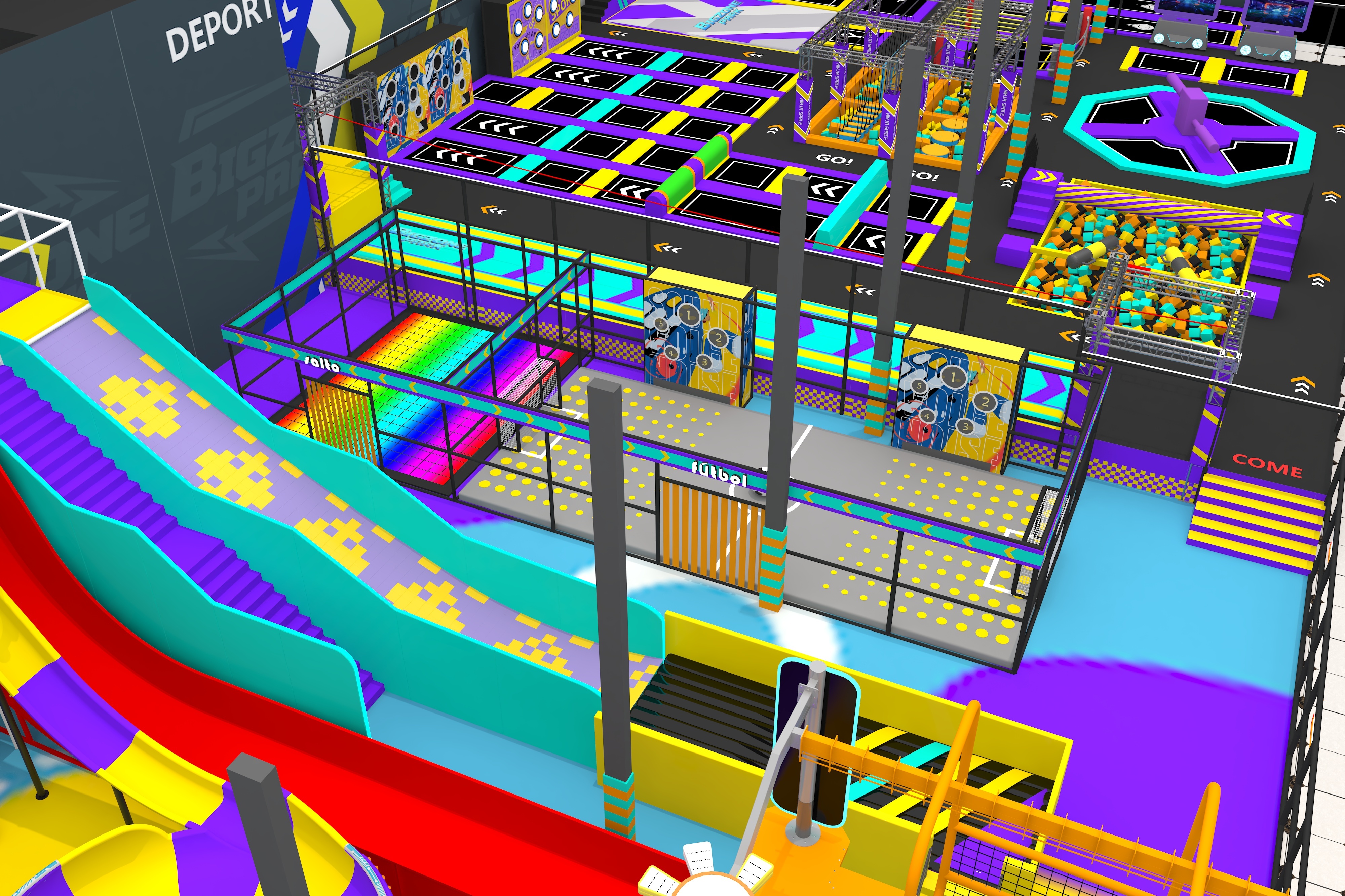 Unique Trampoline Park Manufacturer