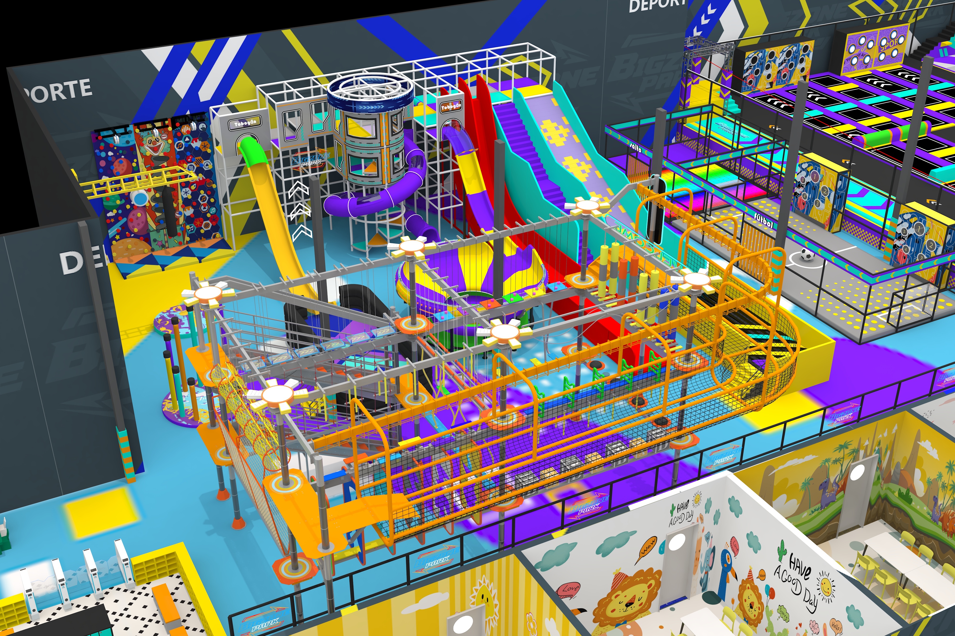 Unique Trampoline Park Manufacturer