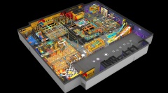 Indoor Trampoline Park With Playground