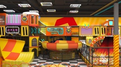 Indoor Trampoline Park With Playground