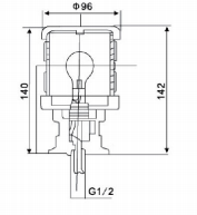 CXH6-3P marine signal lights all round light