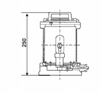 CXH6-1D marine signal lights single deck all round light