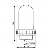 CXH5-1A Head light