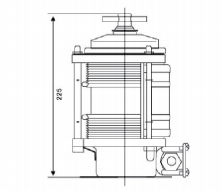 CXH2-2C marine signal lights single deck port light